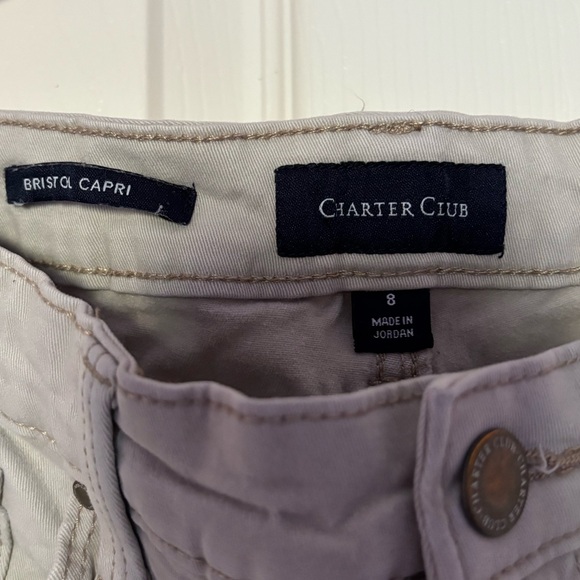 Tan coloured capri pants - Picture 2 of 2